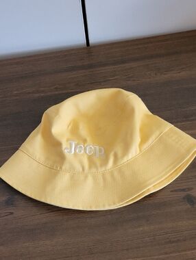 Jeep - Yellow Bucket Hat with Embroidered Logo